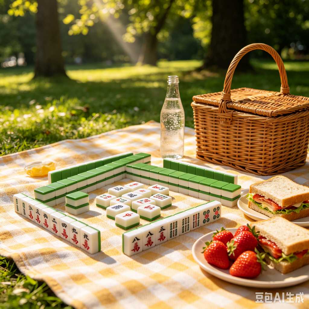 bamboo wood mahjong set