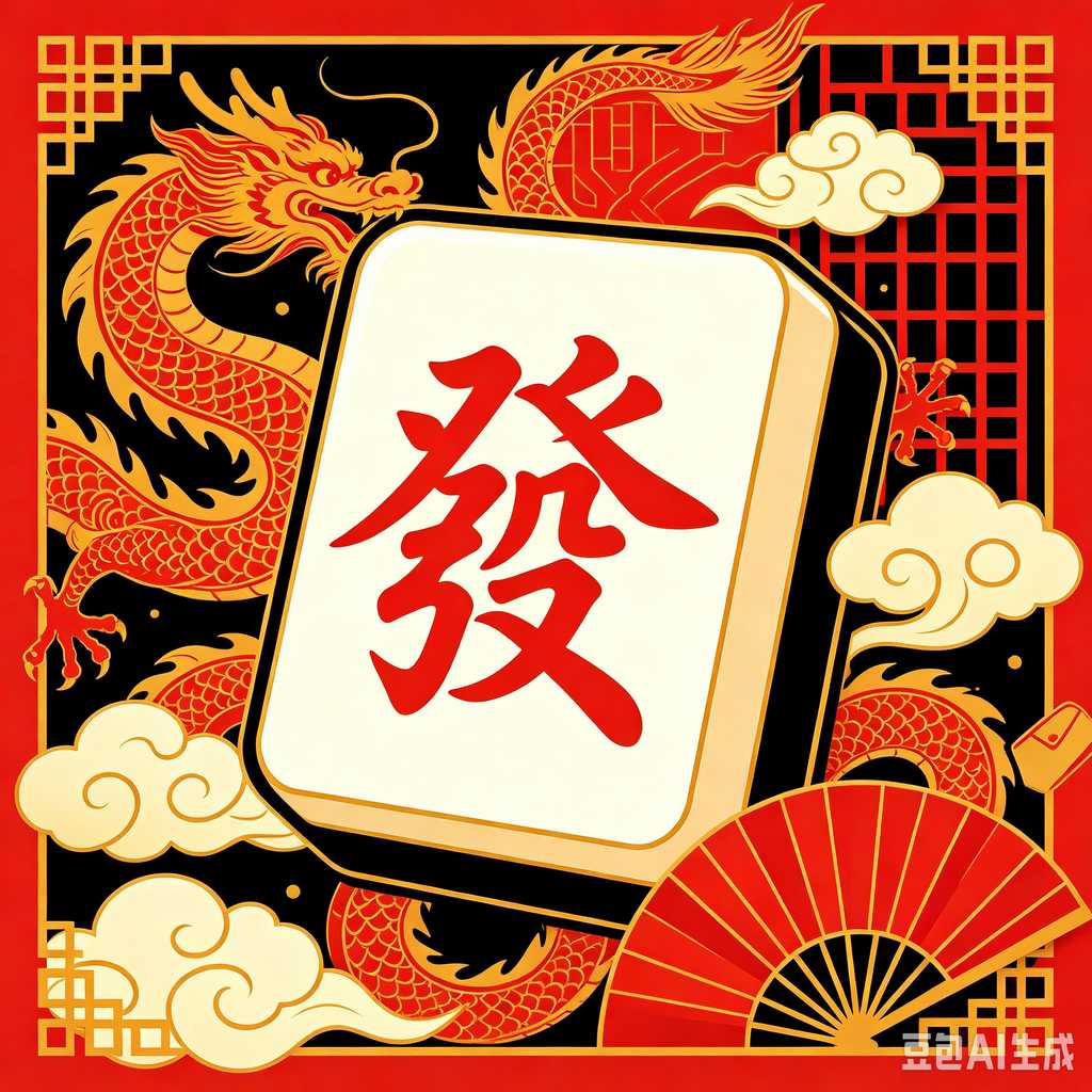 engraved texture mahjong tiles