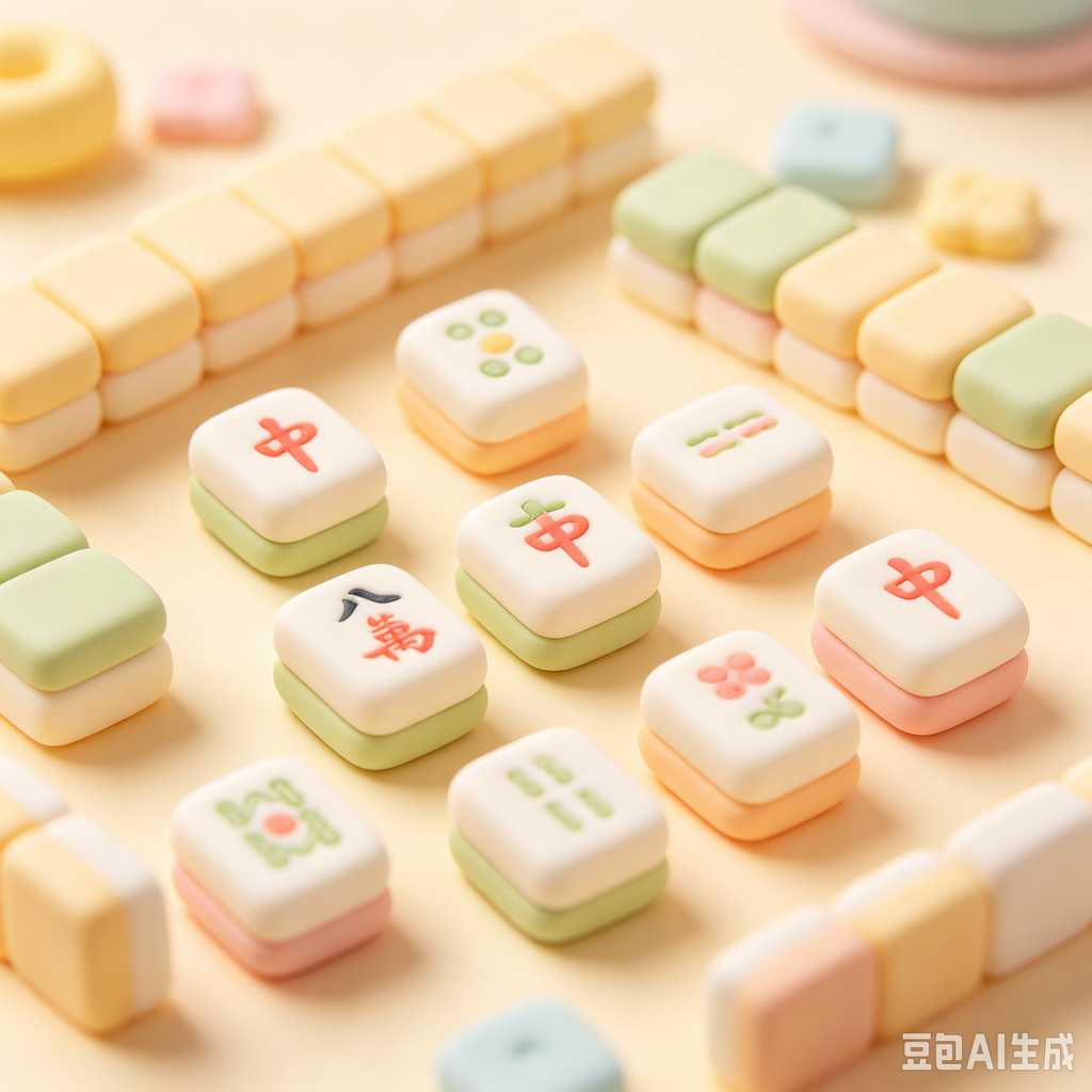 large print mahjong set