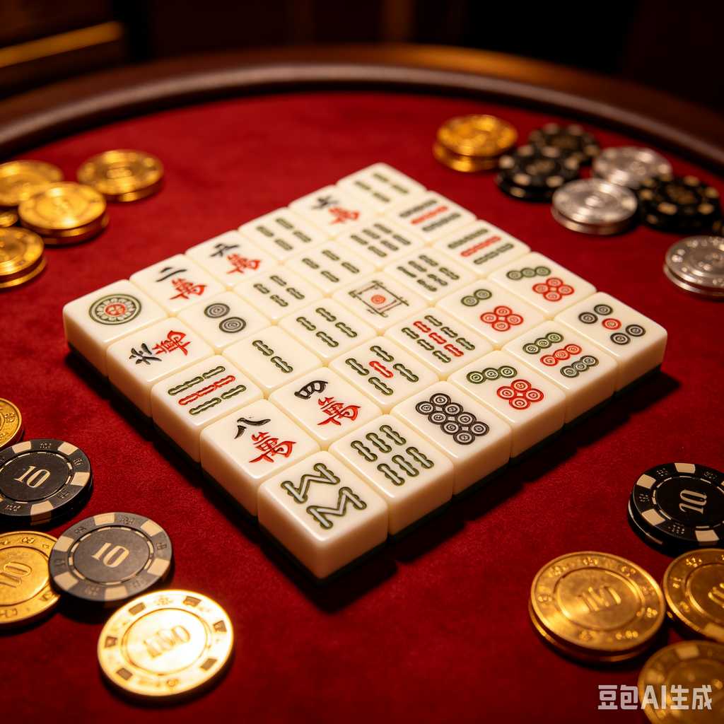 green transparent mahjong tiles